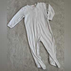 NEXT Baby Classic Gender Neutral White Snap Footie